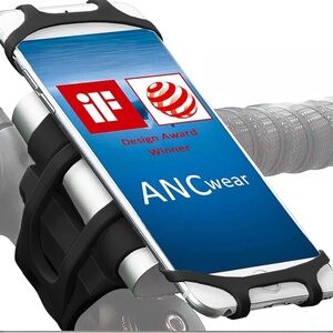 Bike Phone Mount, ANCwear 5-in-1 Portable, Adjustable Silicon Universal Fit